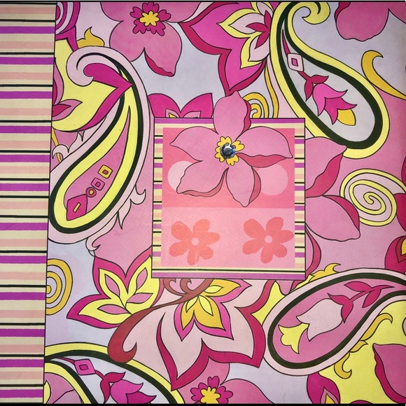 Pink Paisley Print Photo/Scrapbook Album - Picture 3 of 3